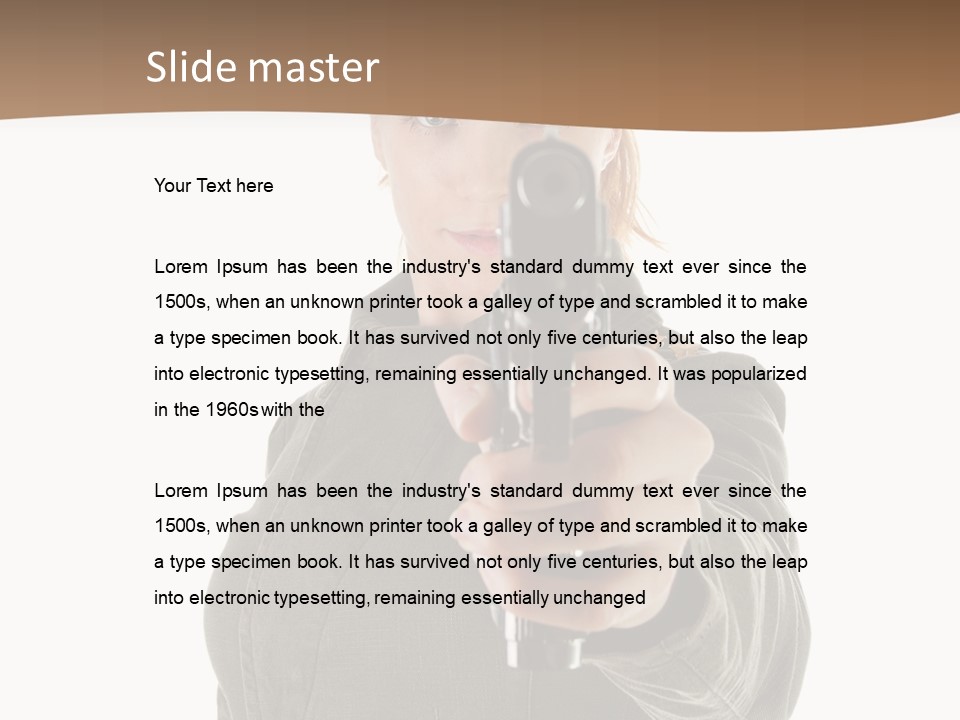 Shoot Nice Dangerous PowerPoint Template