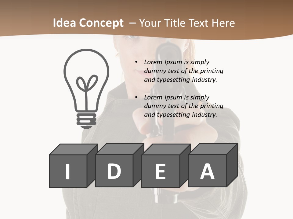 Shoot Nice Dangerous PowerPoint Template