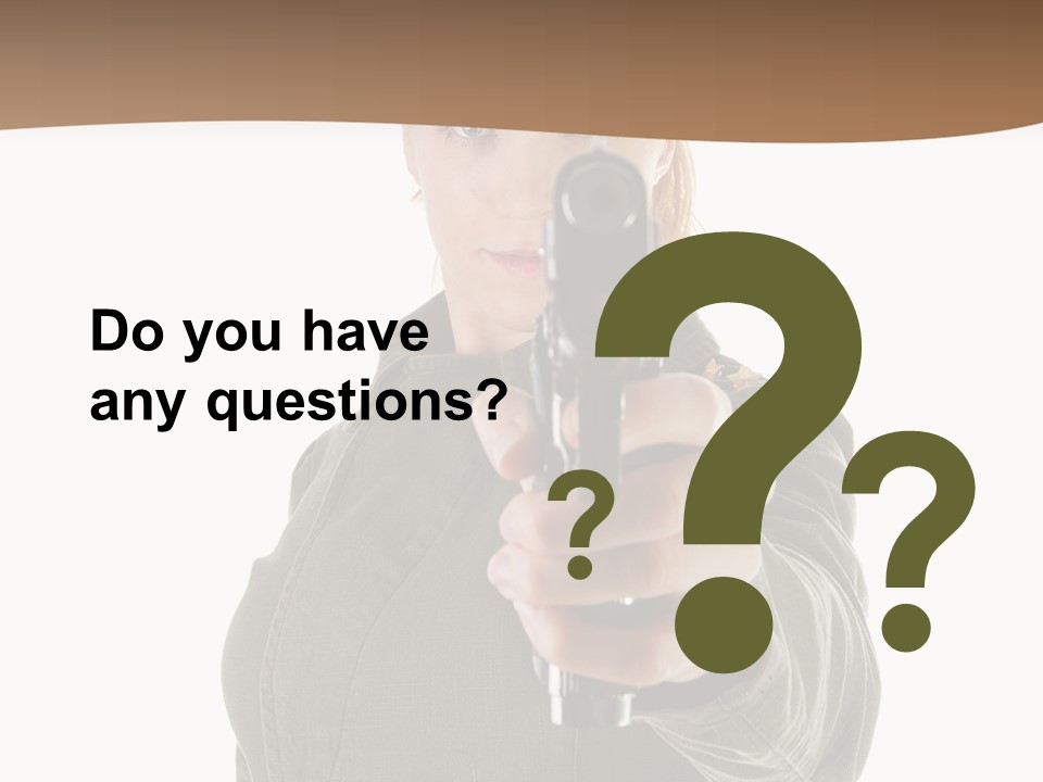 Shoot Nice Dangerous PowerPoint Template