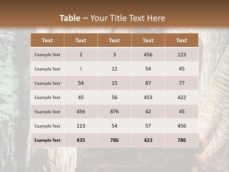 Sensuality Face Brunette PowerPoint Template