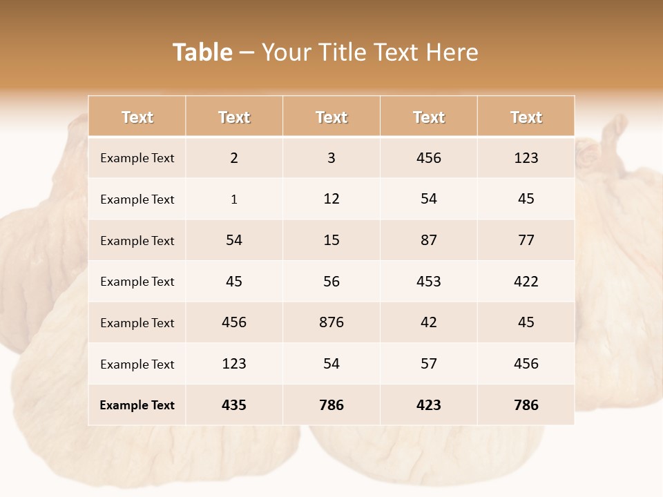 Dried Red Diet PowerPoint Template