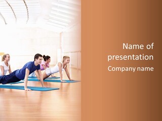 Caucasian Body Healthy PowerPoint Template