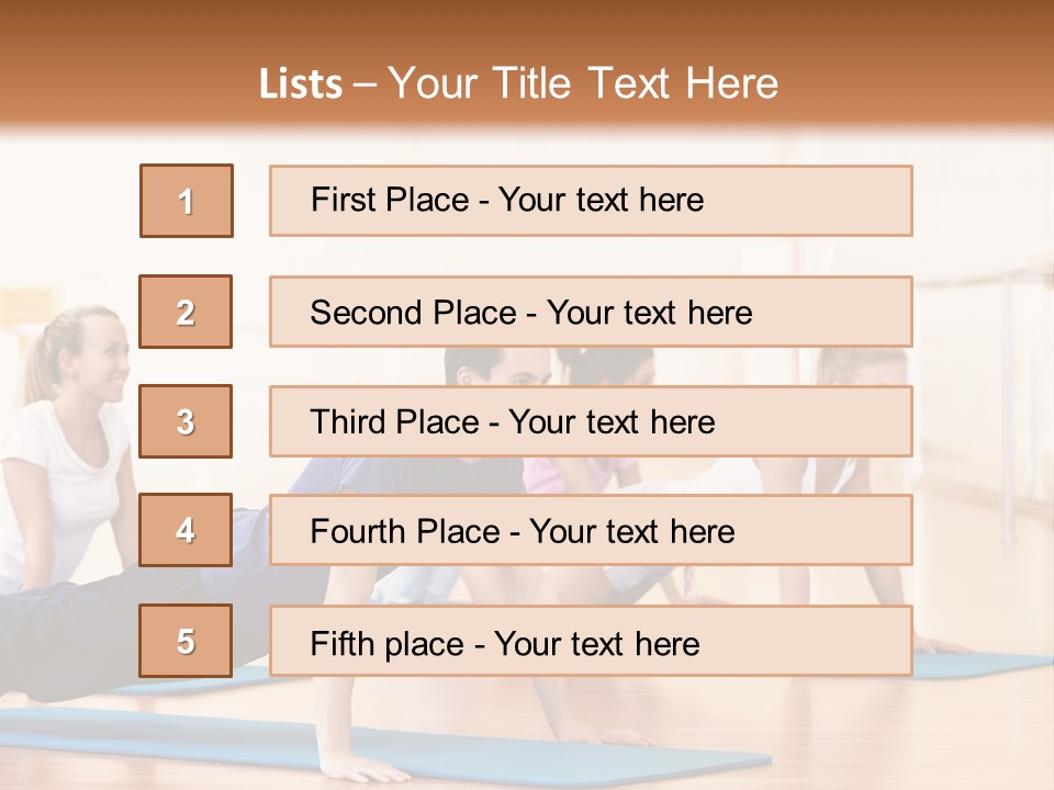 Caucasian Body Healthy PowerPoint Template