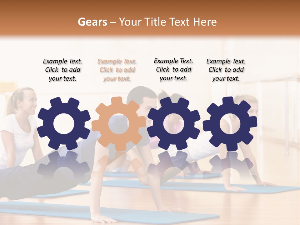 Caucasian Body Healthy PowerPoint Template