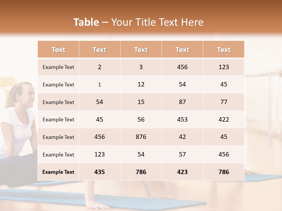 Caucasian Body Healthy PowerPoint Template