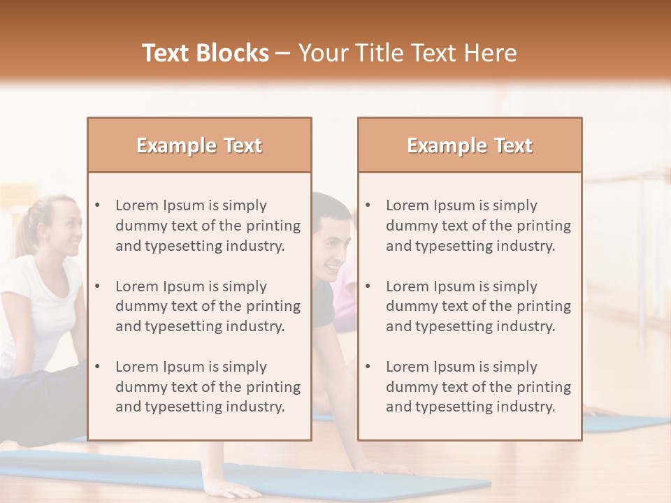 Caucasian Body Healthy PowerPoint Template