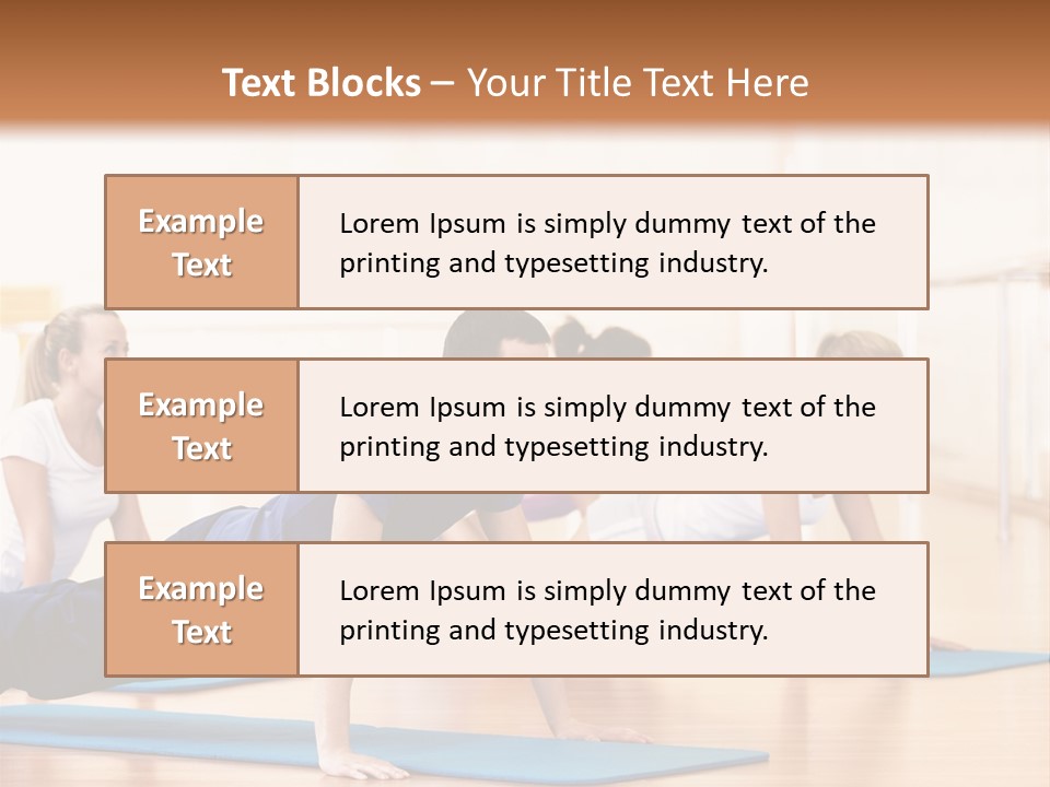 Caucasian Body Healthy PowerPoint Template