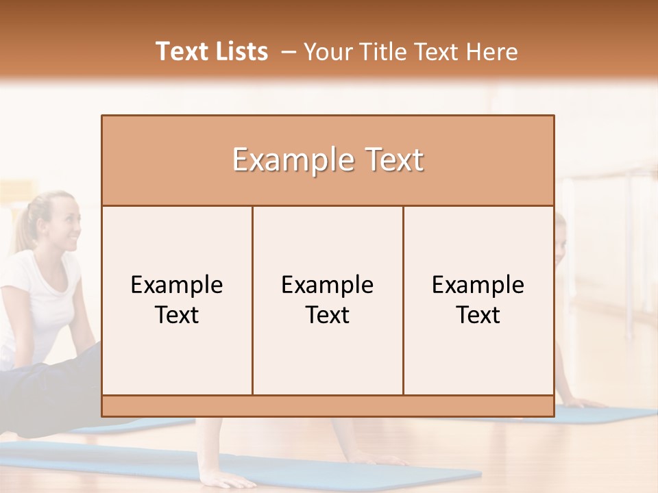 Caucasian Body Healthy PowerPoint Template