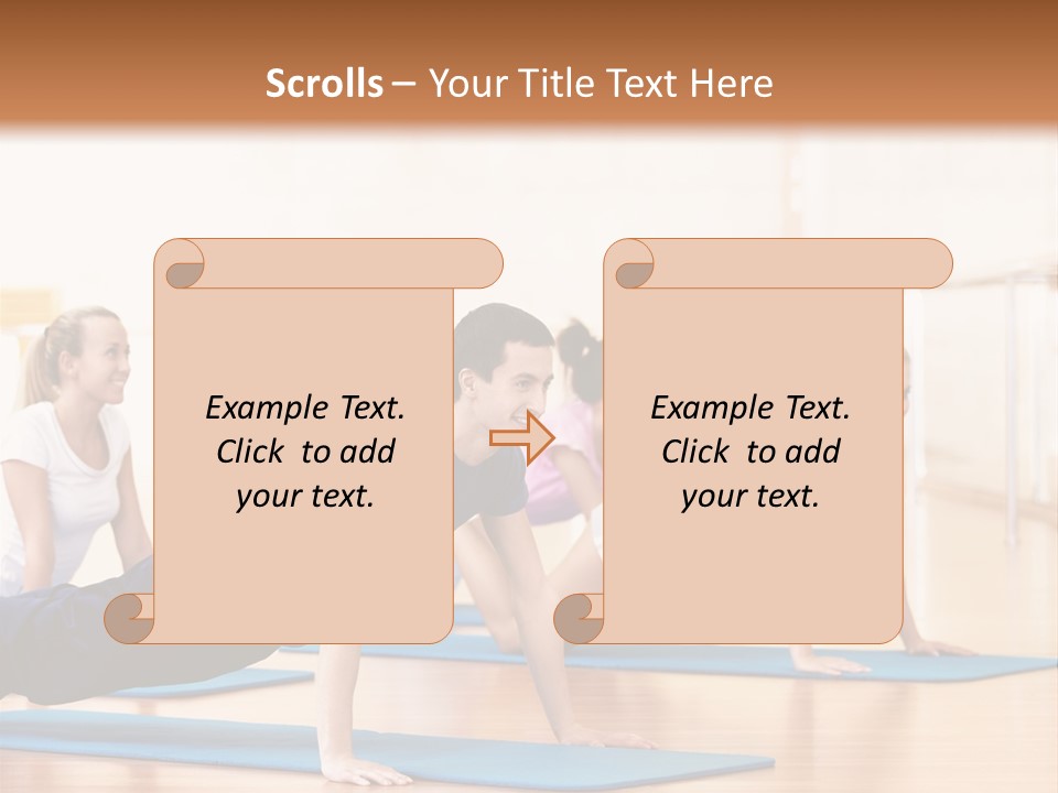 Caucasian Body Healthy PowerPoint Template