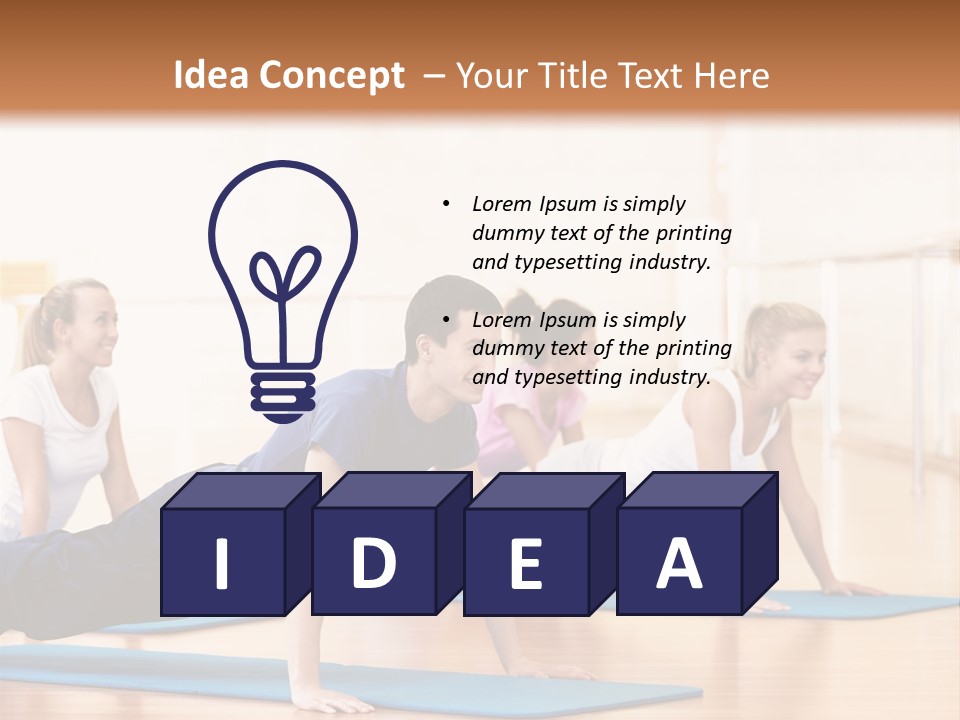 Caucasian Body Healthy PowerPoint Template