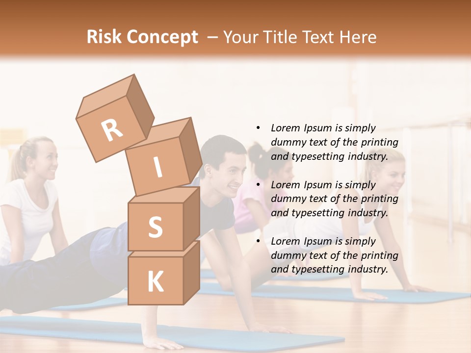 Caucasian Body Healthy PowerPoint Template