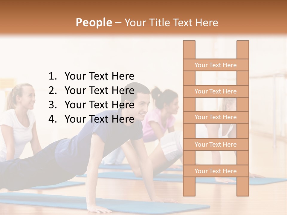 Caucasian Body Healthy PowerPoint Template