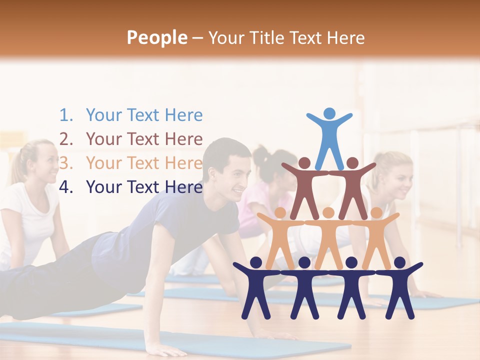Caucasian Body Healthy PowerPoint Template