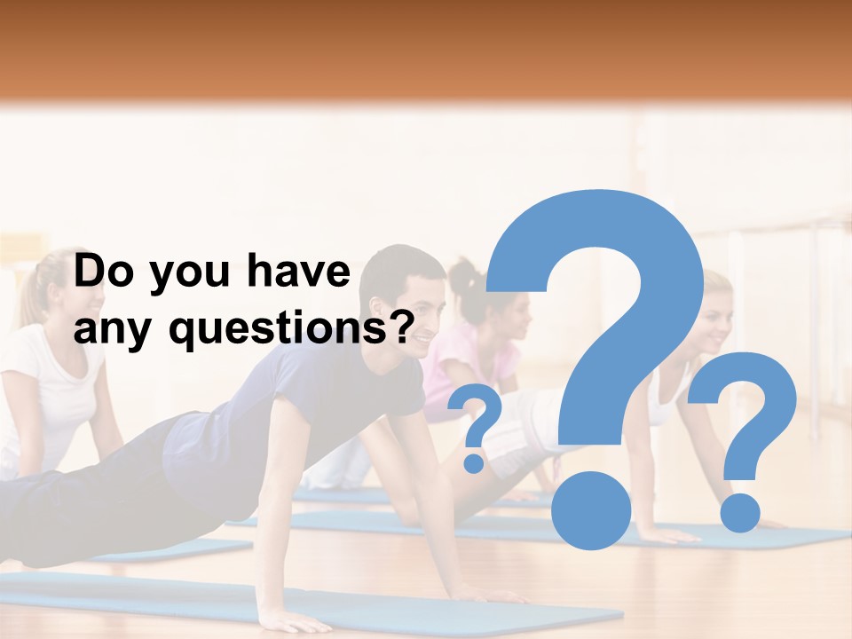 Caucasian Body Healthy PowerPoint Template