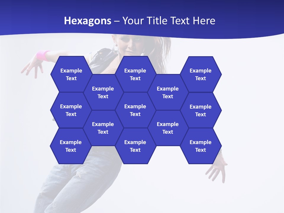 Cool Breakdance Female PowerPoint Template