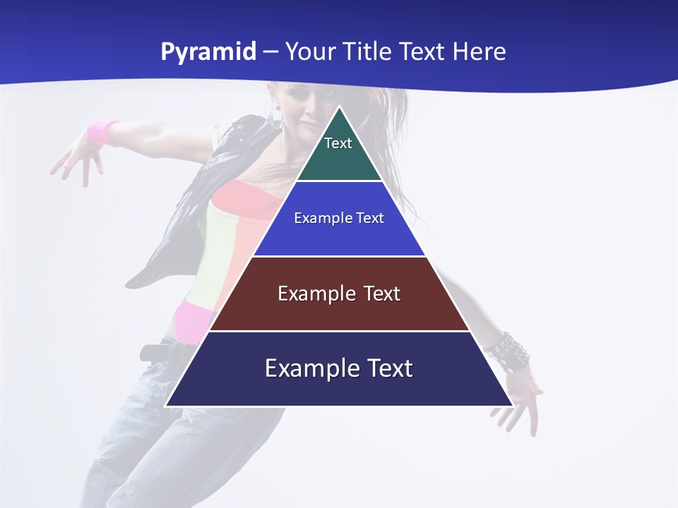 Cool Breakdance Female PowerPoint Template