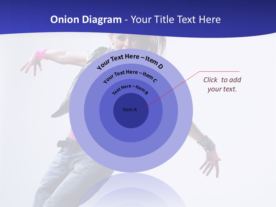 Cool Breakdance Female PowerPoint Template