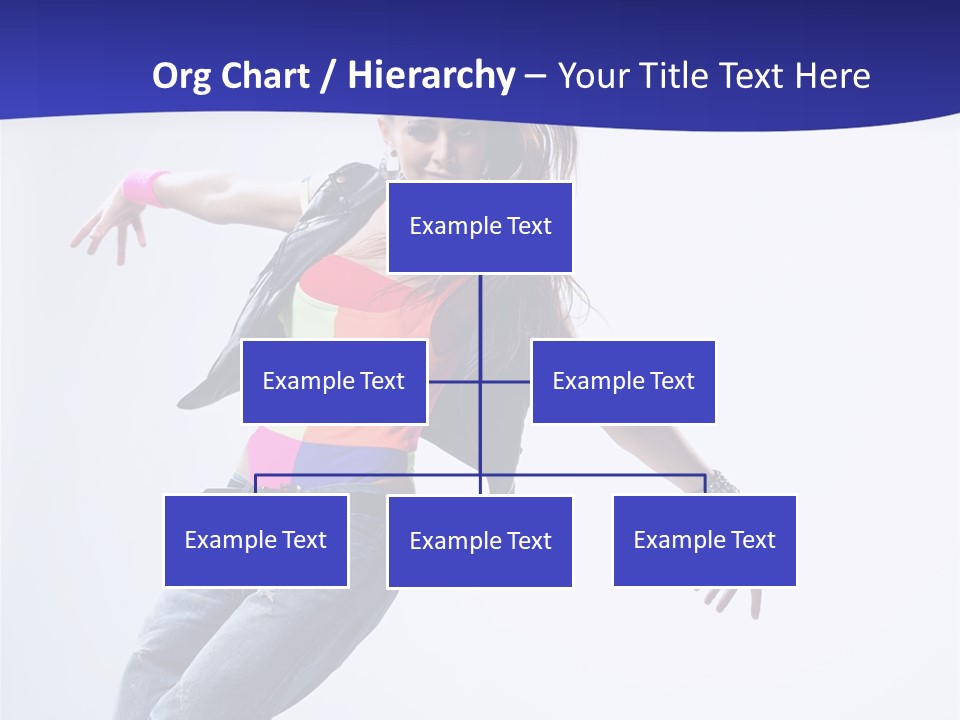 Cool Breakdance Female PowerPoint Template