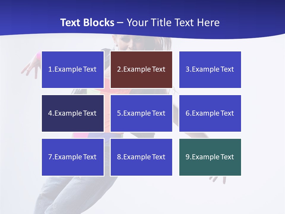 Cool Breakdance Female PowerPoint Template