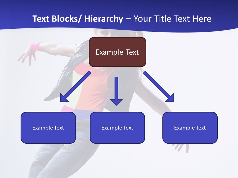 Cool Breakdance Female PowerPoint Template