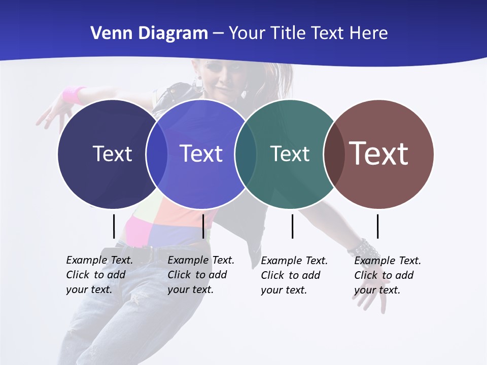 Cool Breakdance Female PowerPoint Template