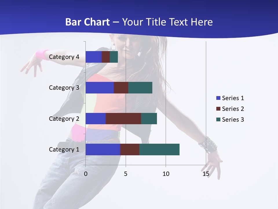 Cool Breakdance Female PowerPoint Template