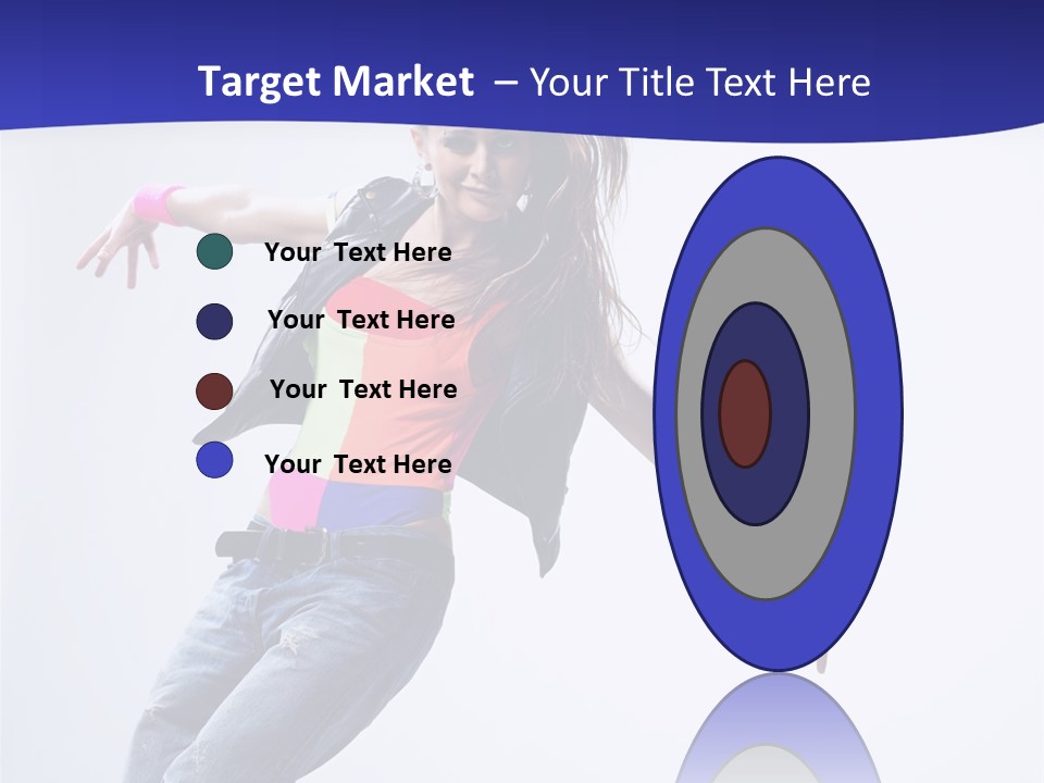 Cool Breakdance Female PowerPoint Template