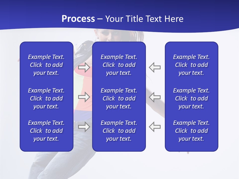 Cool Breakdance Female PowerPoint Template