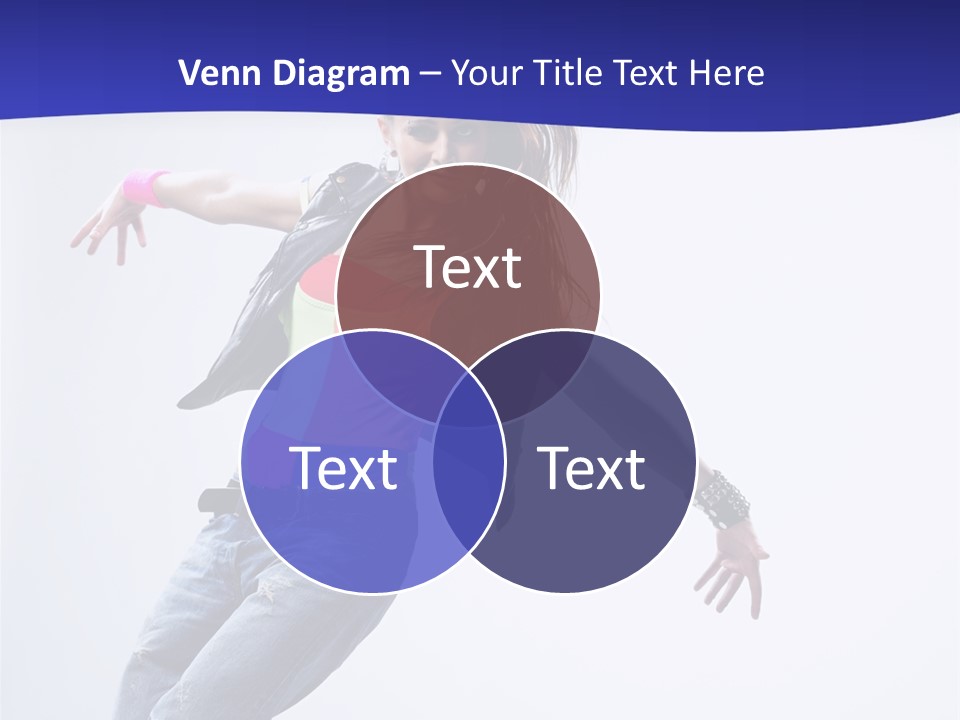 Cool Breakdance Female PowerPoint Template