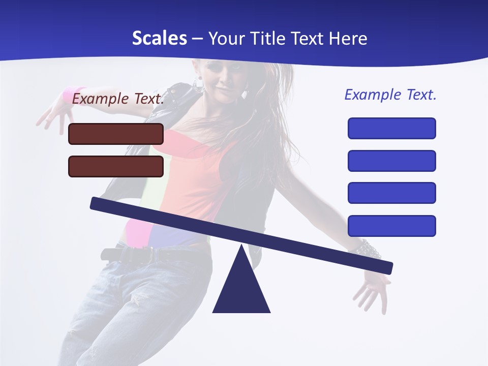 Cool Breakdance Female PowerPoint Template