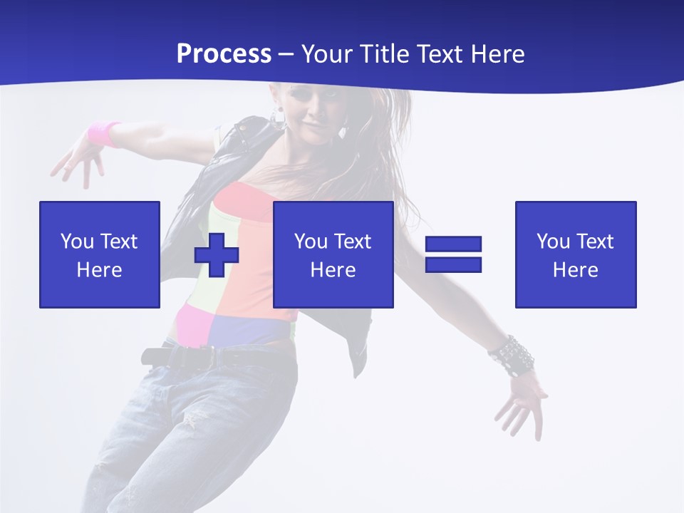 Cool Breakdance Female PowerPoint Template