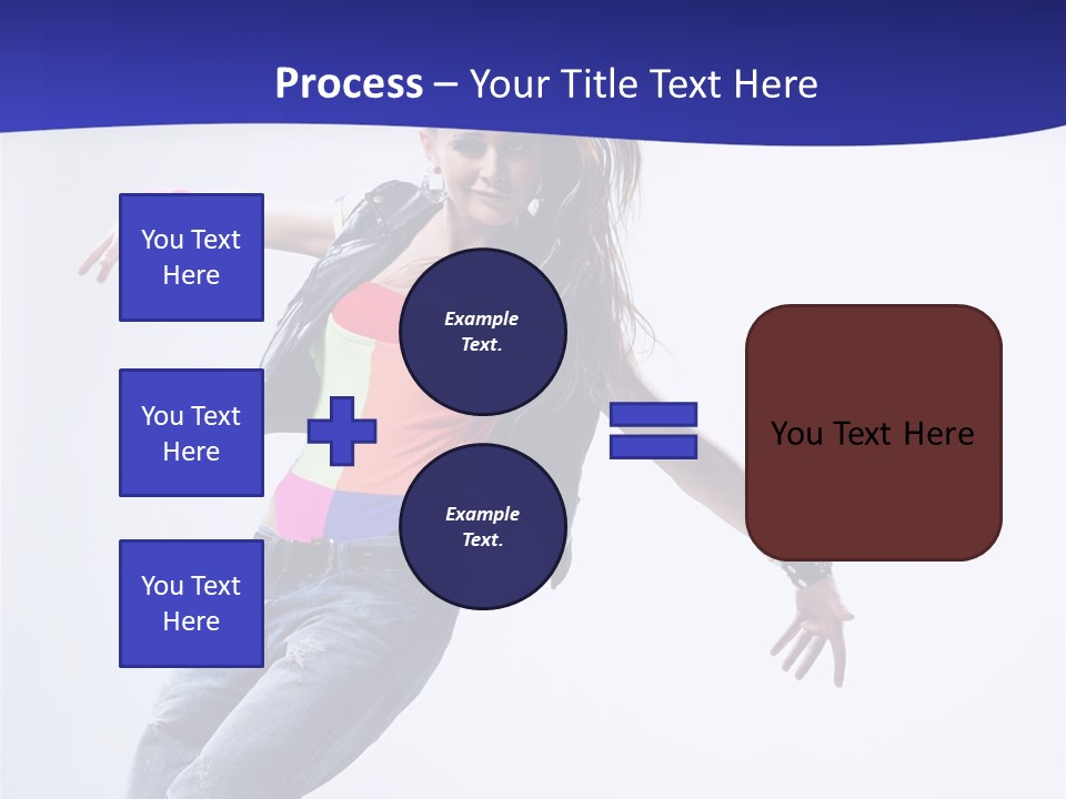 Cool Breakdance Female PowerPoint Template