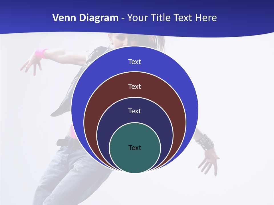 Cool Breakdance Female PowerPoint Template