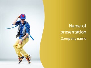 Color Fitness Moving PowerPoint Template