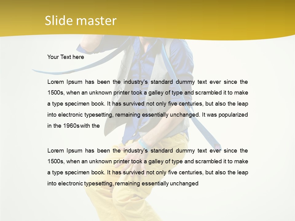 Color Fitness Moving PowerPoint Template