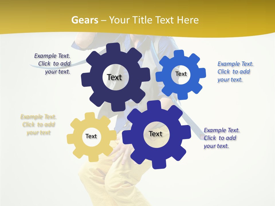 Color Fitness Moving PowerPoint Template