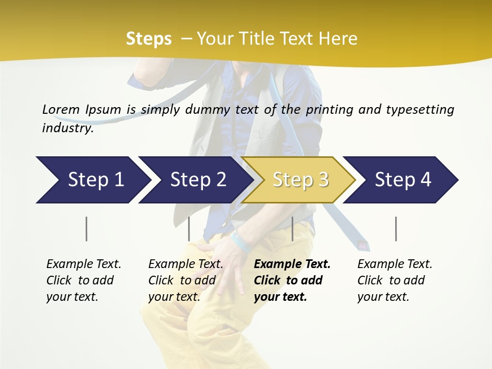 Color Fitness Moving PowerPoint Template