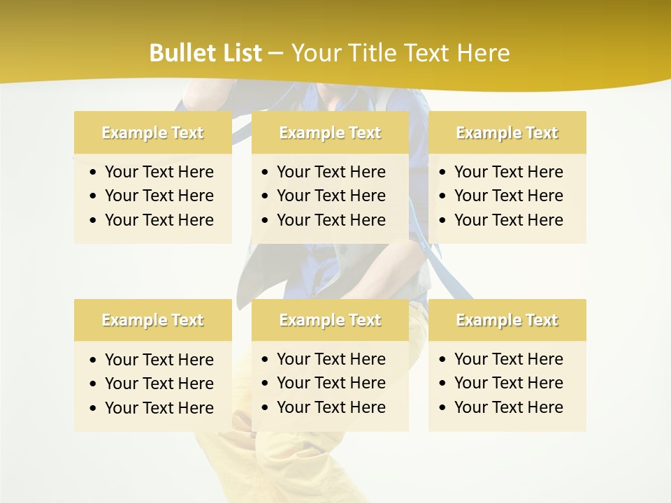 Color Fitness Moving PowerPoint Template