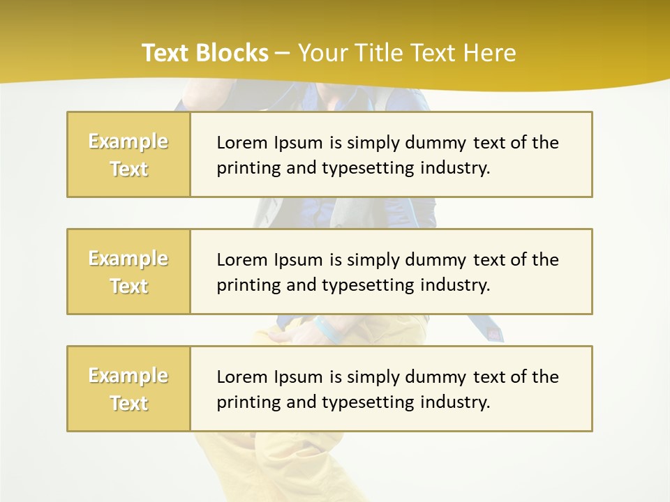 Color Fitness Moving PowerPoint Template