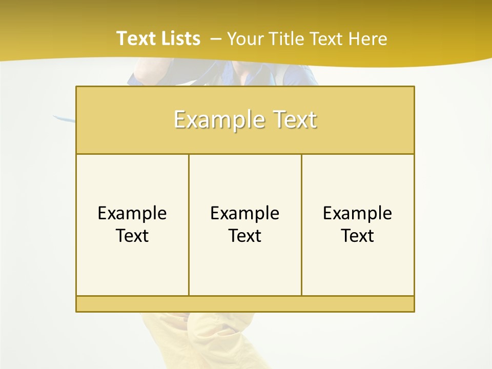 Color Fitness Moving PowerPoint Template