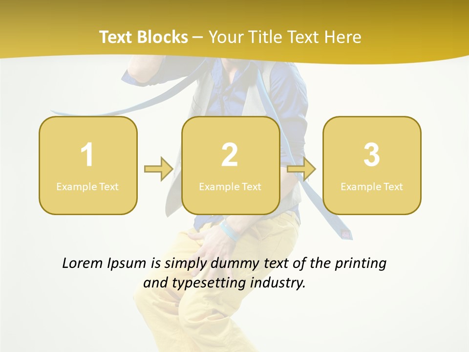 Color Fitness Moving PowerPoint Template