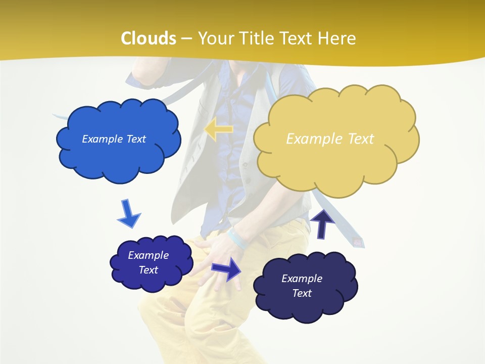 Color Fitness Moving PowerPoint Template