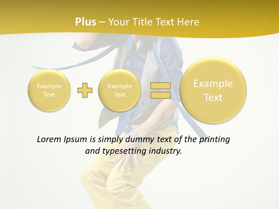 Color Fitness Moving PowerPoint Template