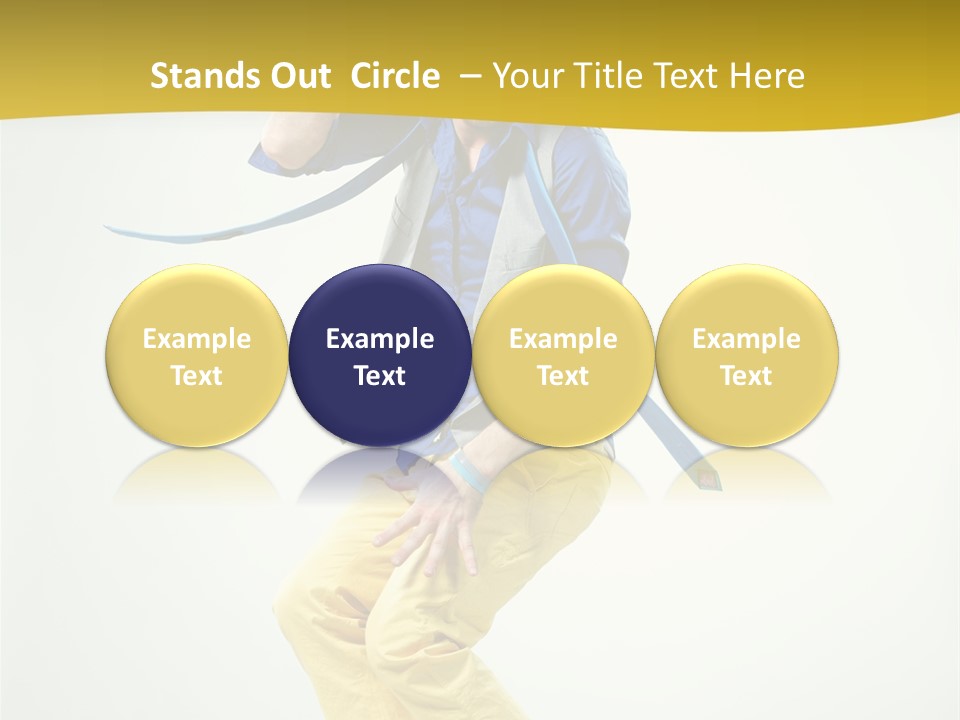 Color Fitness Moving PowerPoint Template