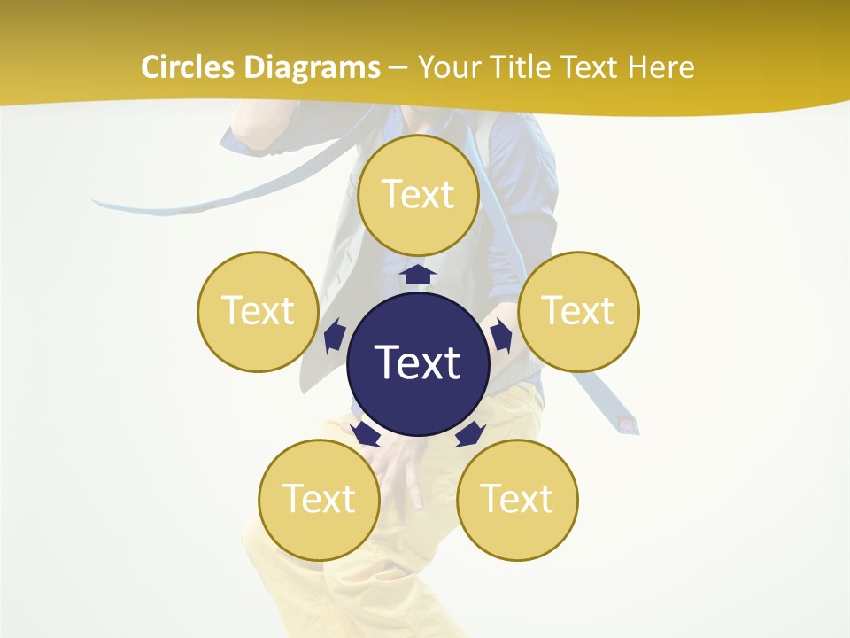 Color Fitness Moving PowerPoint Template