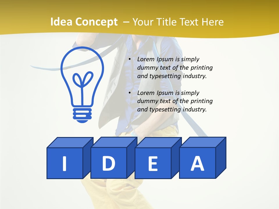 Color Fitness Moving PowerPoint Template