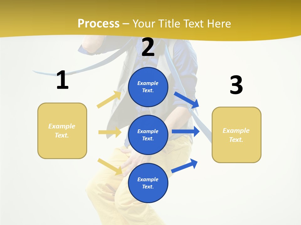 Color Fitness Moving PowerPoint Template