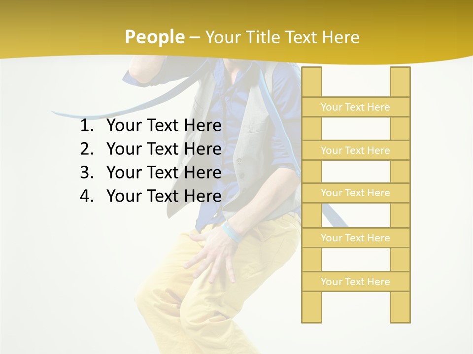 Color Fitness Moving PowerPoint Template