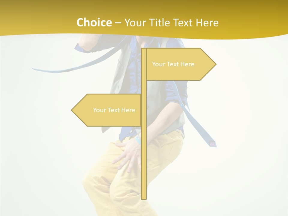 Color Fitness Moving PowerPoint Template