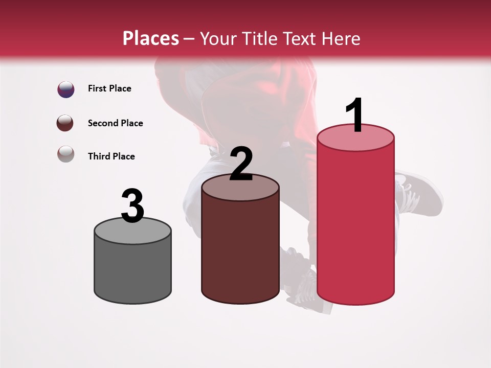 Dancer Aerobics Fitness PowerPoint Template